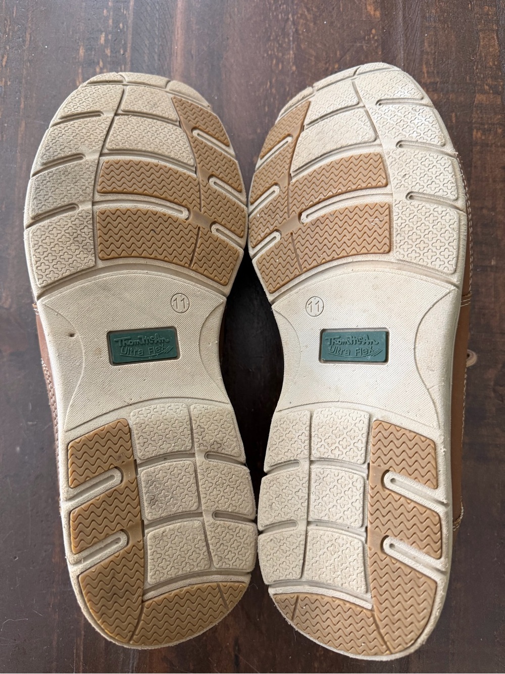Thom McAn Ultra Flex Brown Slip-on Shoes - 11M - Picture 8 of 11